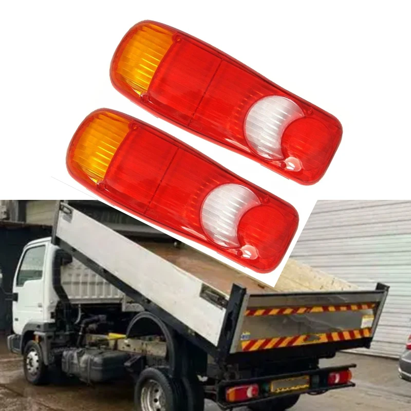 

1pair Car Rear Tail Light Shell For Nissan Cabstar Taillight Lens Driver Passenger Side Easy Installation Car Light Replace