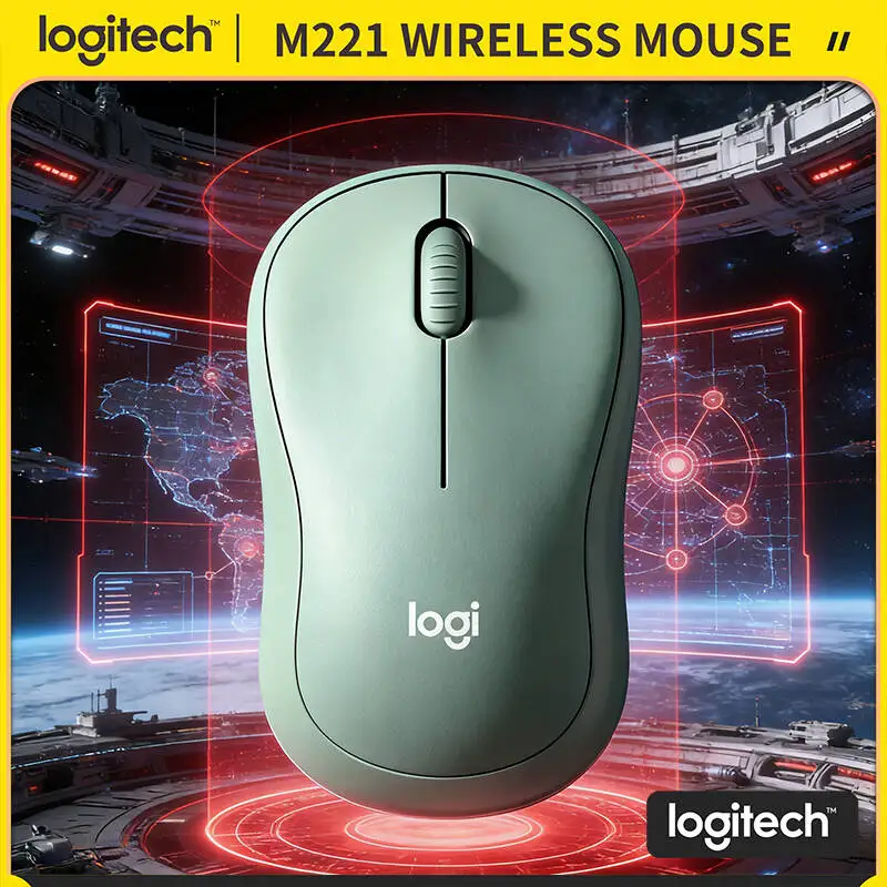 

Беспроводная мышь Logitech M221 - технология SilentTouch, радиус действия 10 м, вес 75 г, идеально подходит для ноутбуков, настольных ПК и Mac.