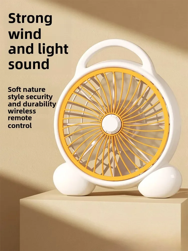 Electric fan Household desktop page fan Light sound Office desk Hongyun Bed Small fan Student dormitory