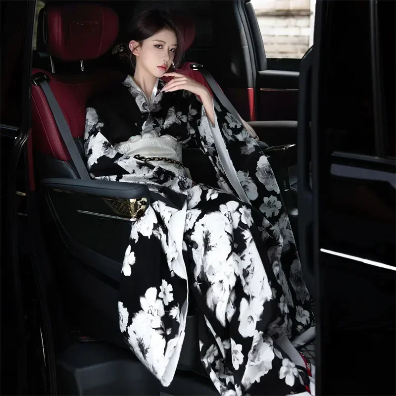 كيمونو Jigoku Shoujo Enma Ai فستان الخادمة يوكاتا الزي الرسمي انمي ياباني تأثيري ازياء 2025 الساخن