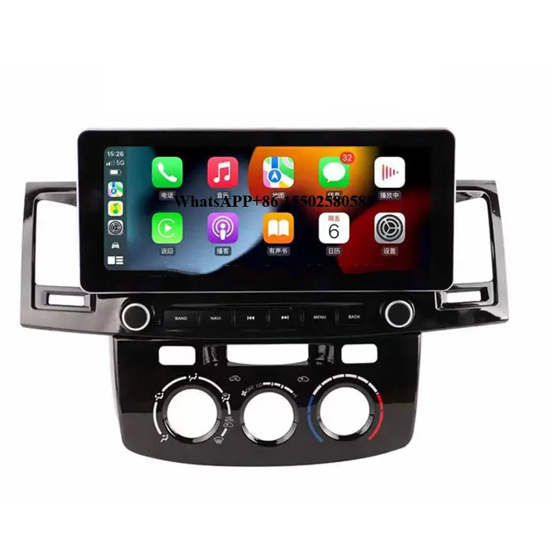 

Car Dashboard Gps Screen Touch for Fortuner Hilux Sw4 2012 2013 2014 2015 Auto Media LCD Upgrade Parts