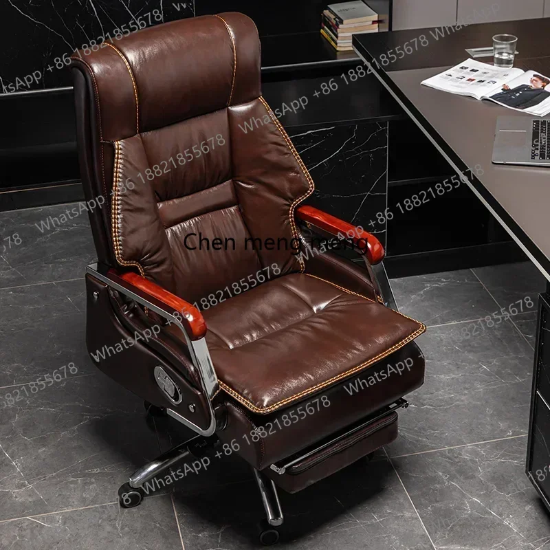 

E182 Sedentary Recliner Office Chairs Mobile Meeting Comfortable Ergonomic Office Chairs Leather Commerce Furniture Bürostuhl