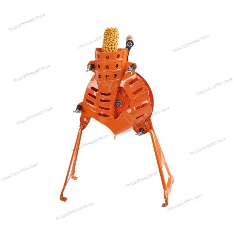 For hand crank corn thresher household small dry corn separator peeling corn kernel thresher
