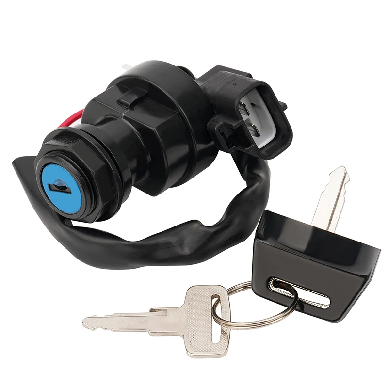 ชุดล็อคประตูไฟฟ้ามอเตอร์ไซค์ 4 สาย พร้อมกุญแจสตาร์ท สำหรับยามาฮ่า บิ๊กแบร์ 400 YFM400 YFM 400 YFM400F YFM400FB 0345-003