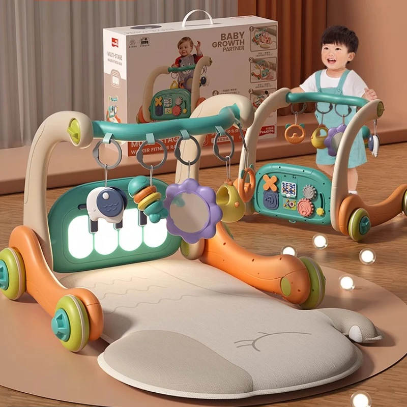 Baby Fitness Rack Walker Pedal Klavier Spielzeug Baby 0 1 Jahr alt 3 Monate 6 pädagogische Früherziehung Neugeborenes Kleinkind