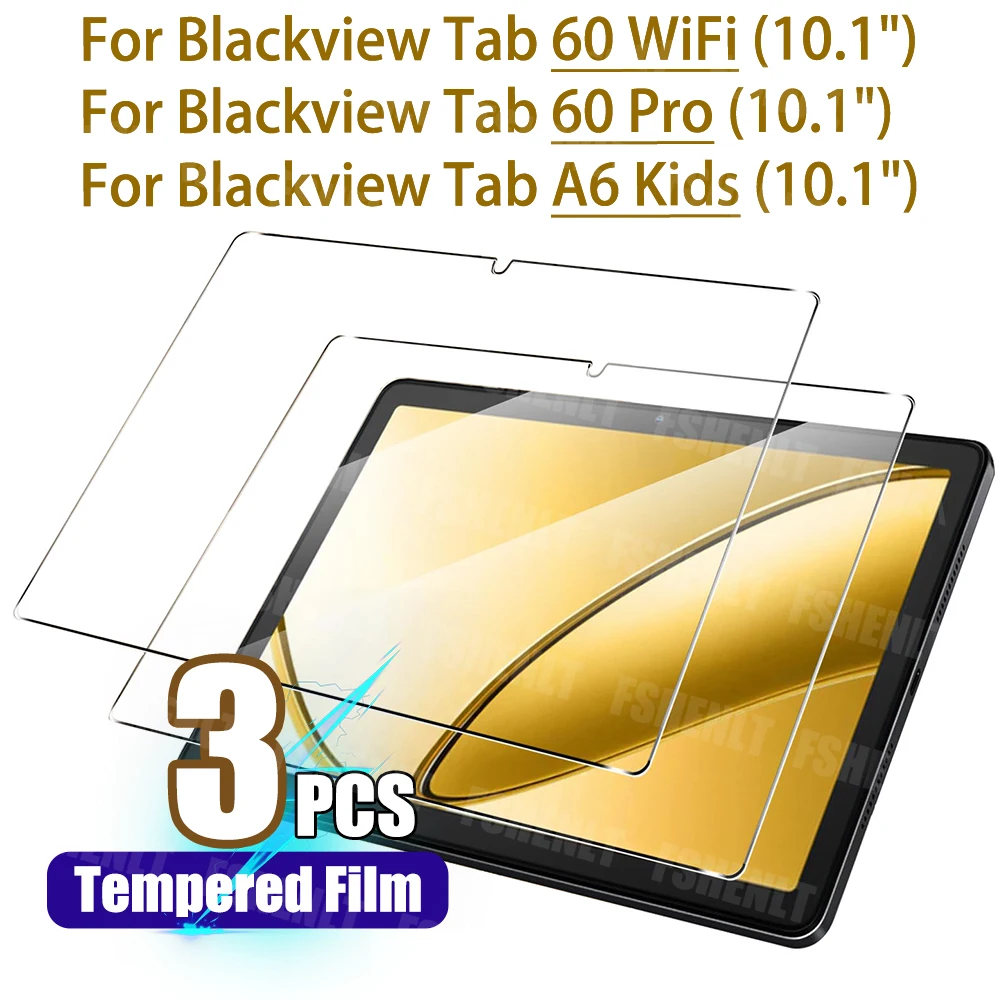 Screen Protector for Blackview Tab 60 WIFI / Blackview Tab 60 Pro / Blackview Tab A6 Kids (10.1 inch) Tablet Glass Tempered Film