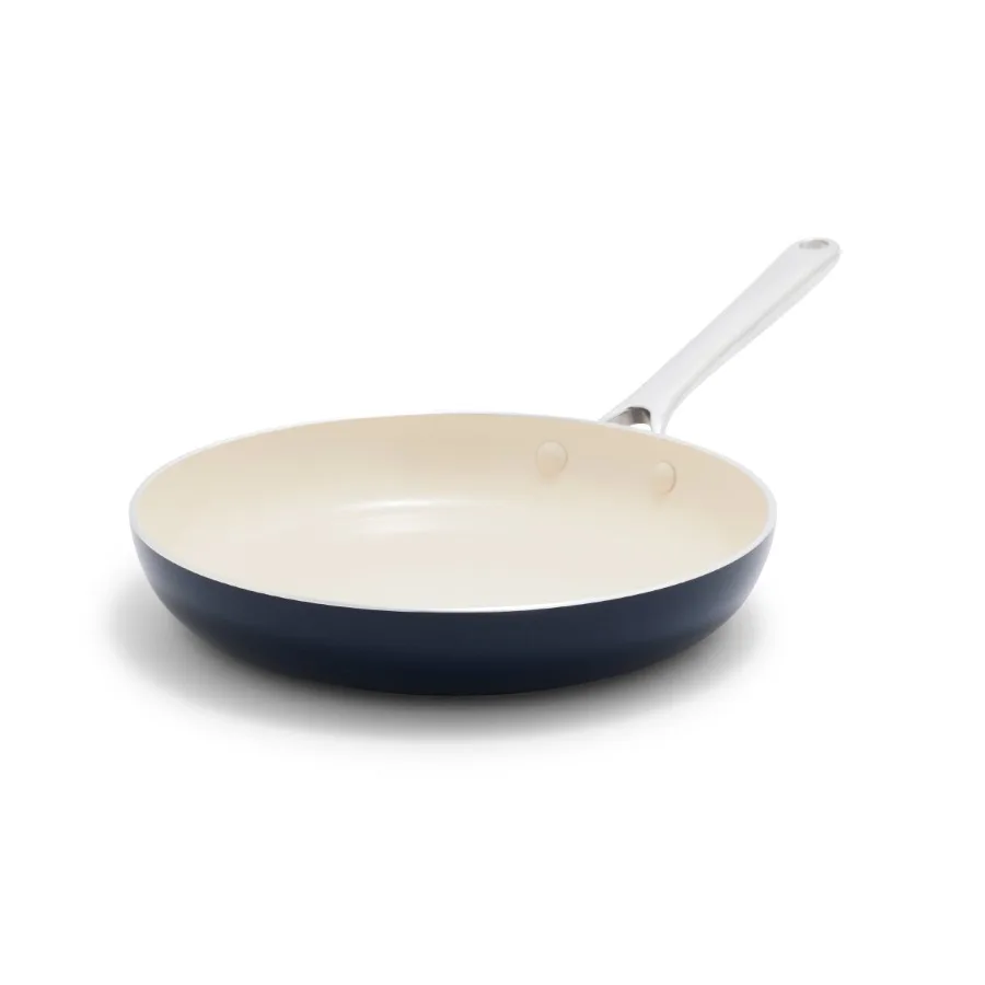 

Balance 10" Fry Pan Ceramic Nonstick Toxin-Free Dishwasher and Oven Safe Oxford Blue