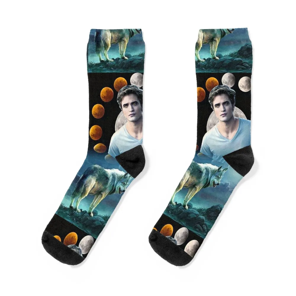 

Edward Twilight Socks cotton Antiskid soccer compression Socks Men's Women's