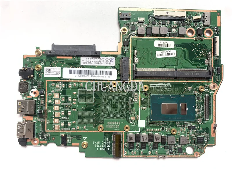 5B20S71219 5B20S71224 5B20R07295 5B20R07402 For Lenovo Ideapad 330S-15IKB Laptop Motherboard W/ I5-8250U 4GB DDR4 100% Tested