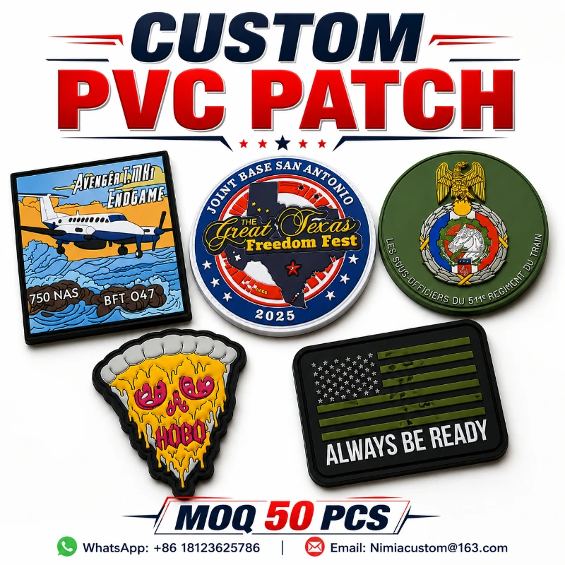 Embroidery Australia - Parche de PVC Personalizado con Logotipo,