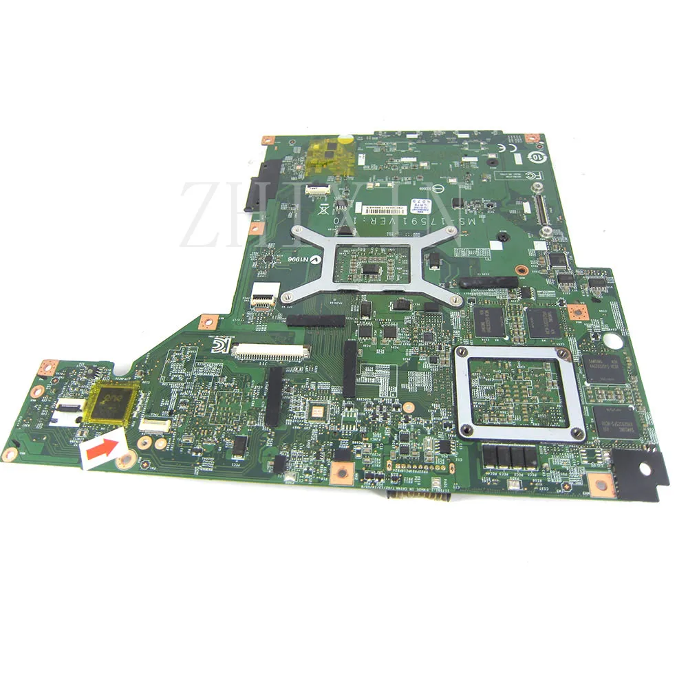 

Материнская плата для ноутбука MSI GE70 2PE MS-17591 VER: 1,0 с процессором I7-4710HQ GTX860M/GTX960M, материнская плата с графическим процессором MB MS-17591