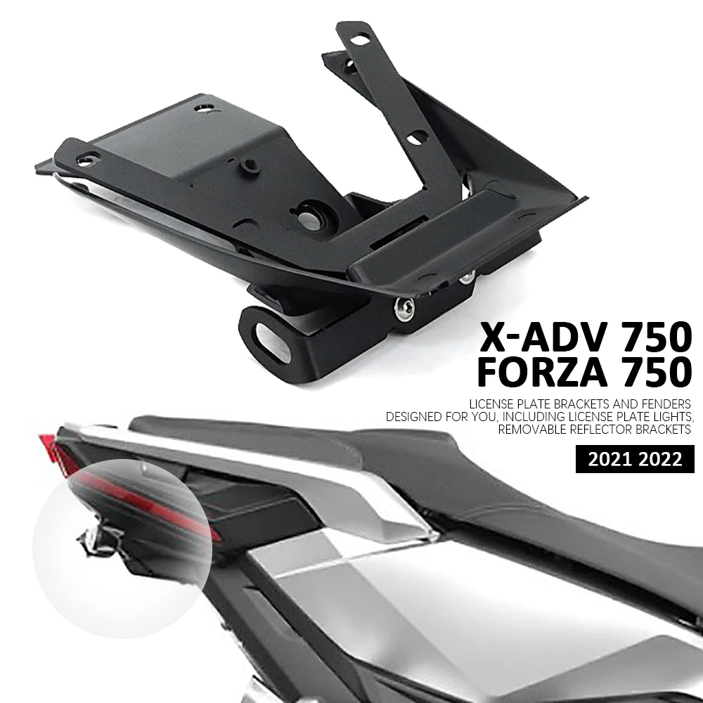 

X-ADV 750 License Plate Holder Tail Tidy Fender Eliminator LED 2021 2022 Frame Rear Fenders For Honda Forza750 FORZA 750 XADV750