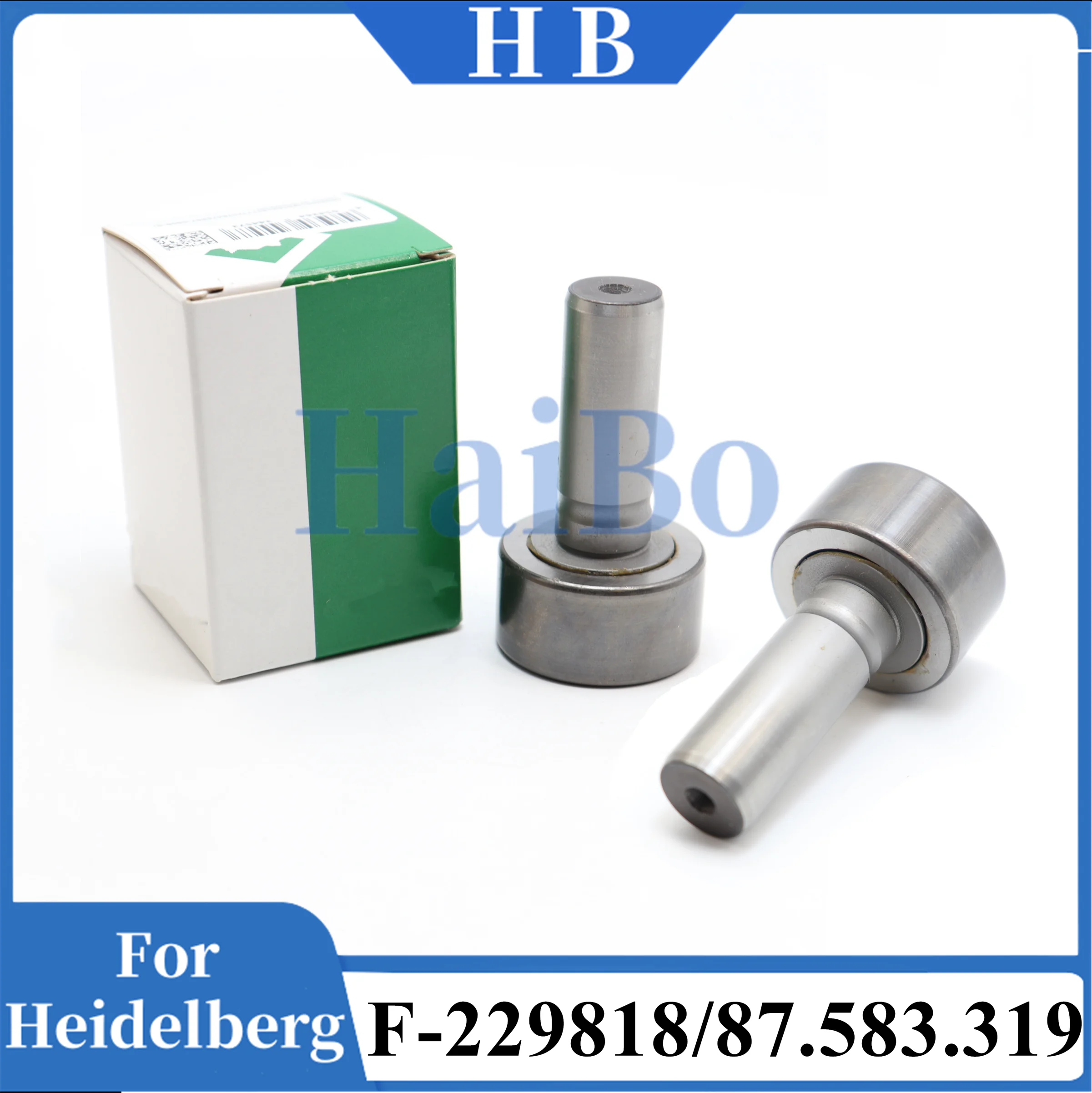 HaiBo Best Quality Cam Follower Bearing F-229818.01.PWKR for Heidelberg Offset Printing Machinery Parts Bearing 87.583.319/01