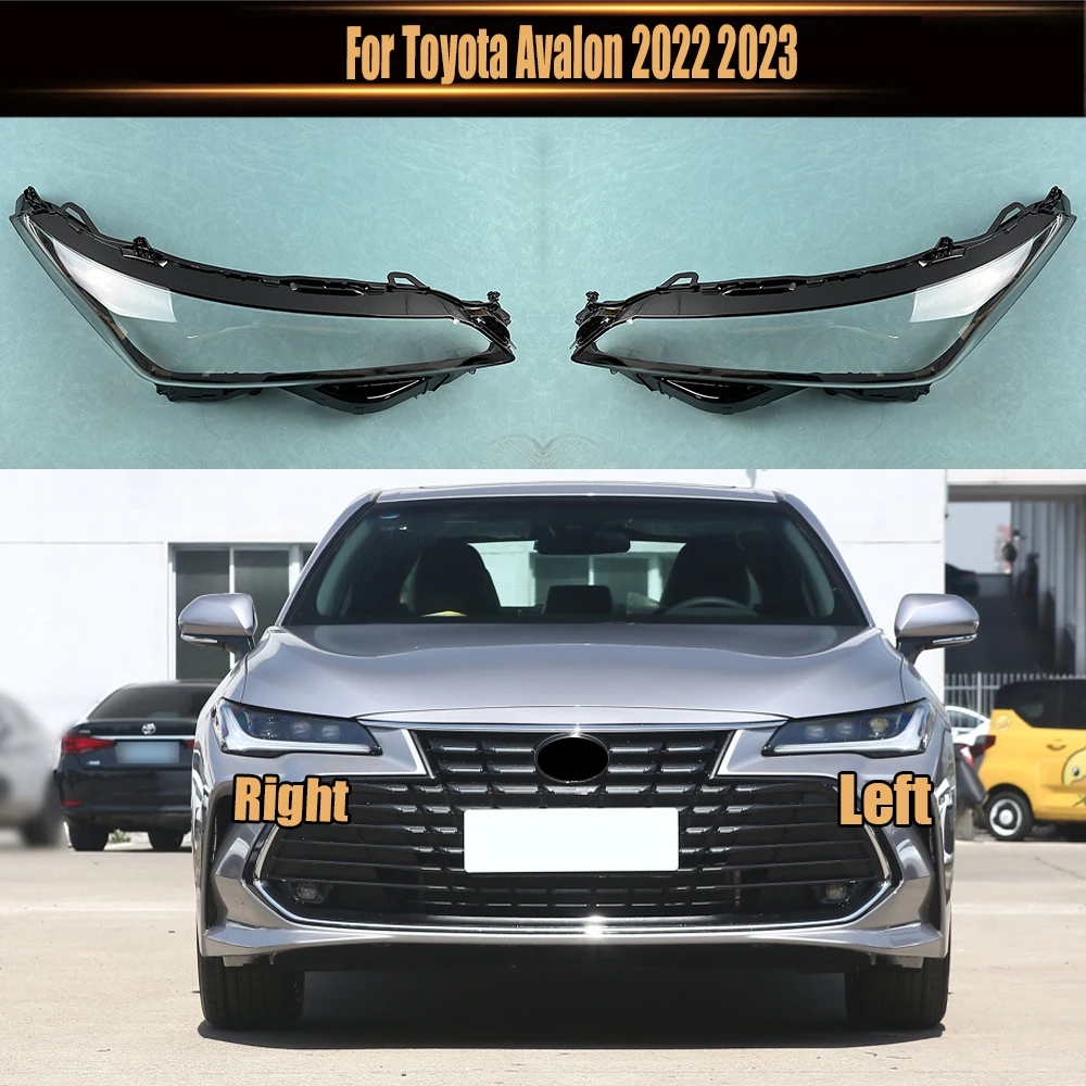 

For Toyota Avalon 2022 2023 Headlamp Transparent Cover Headlight Shell Lampshade Case Plexiglass Replace Original Lens