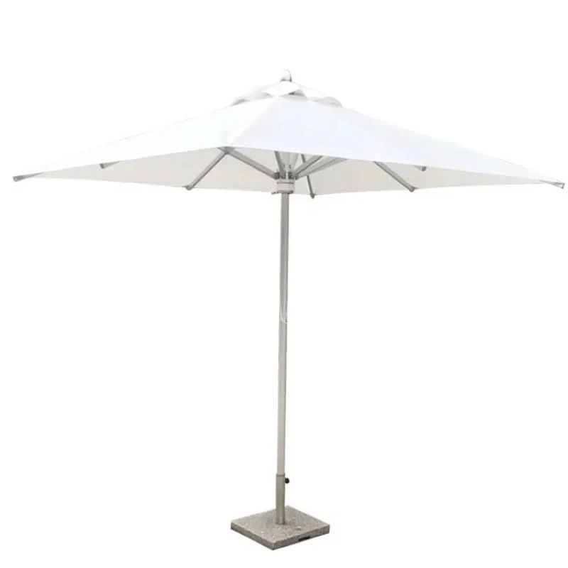 

304 stainless steel outdoor, mid-column sun umbrella