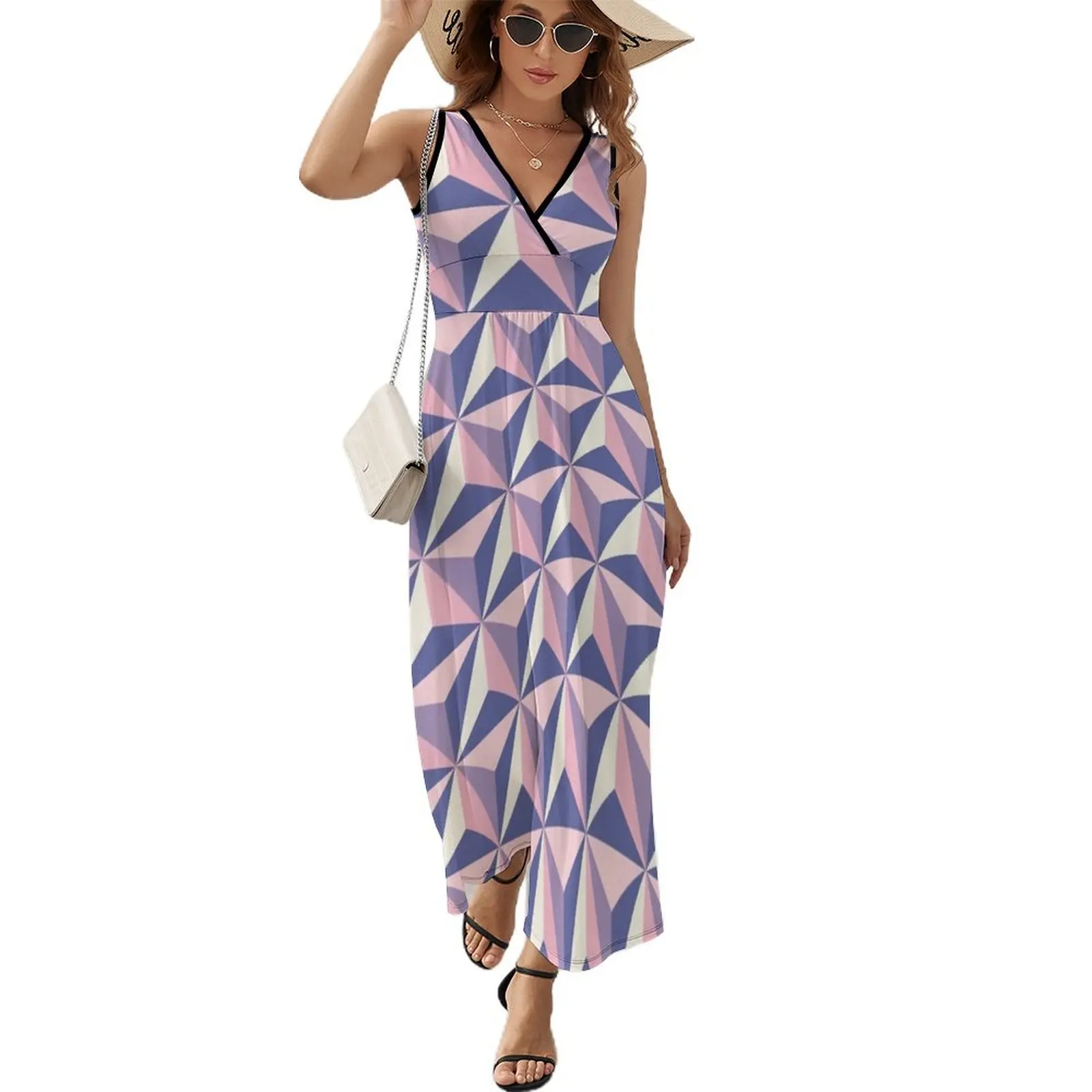 

Sunset Spaceship Earth Sleeveless Dress sexy dress for women elegant party dress for women 2024 party dresses women