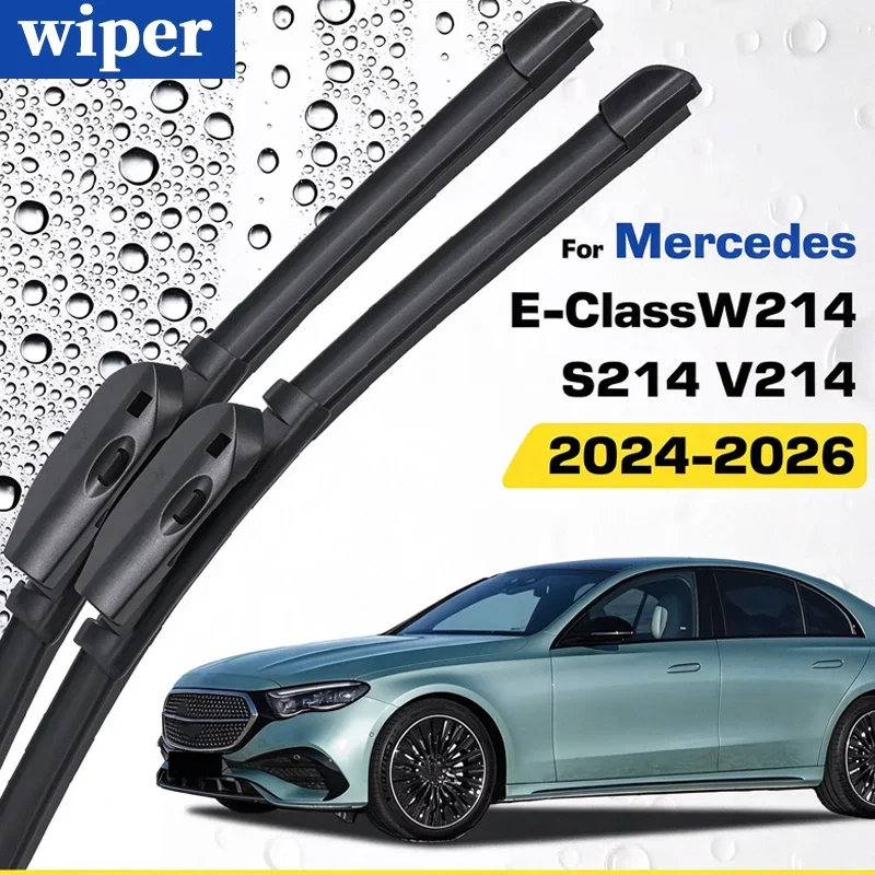 For Mercedes-Benz E-Class W214 S214 V214 2024-2026 Rubber Wiper Front Wiper Blades Windshield Windscreen Window Brush