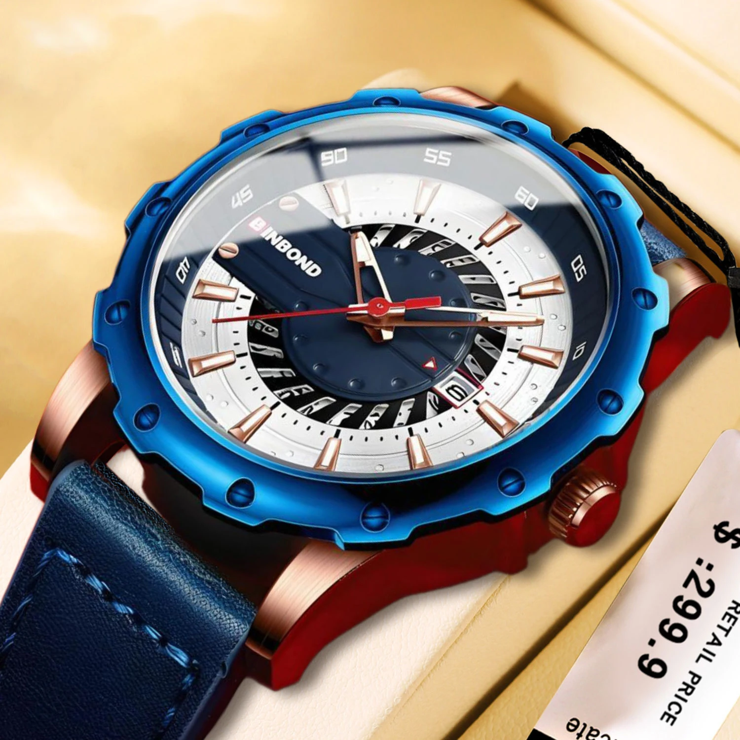 

UTHAI CQ464 новые модные мужские часы с ремнем, кварцевые часы с календарем для отдыха, деловые часы, подарок, часы для мужчин