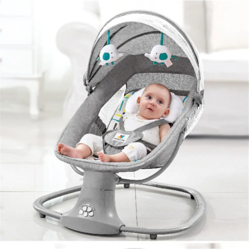 Electric rocking chair baby multifunctional soothing chair recliner newborn baby cradle bed intelligent coaxing baby artifacts