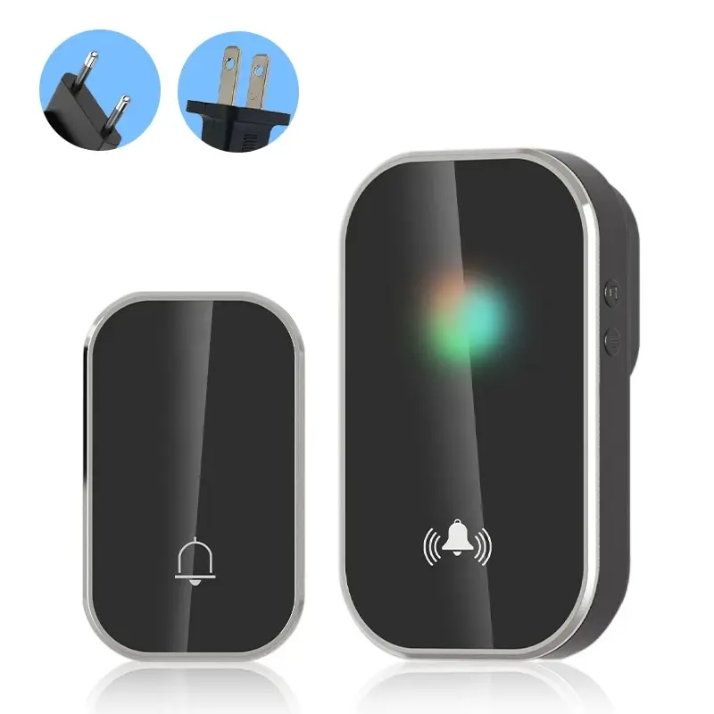 Wireless Doorbell Smart Home Welcome Door Bell 36 Ringtones 300M Long Distance Outdoor House Door Chime Kit Battery Free