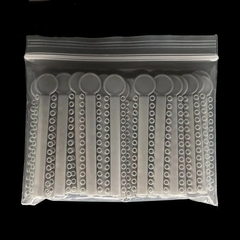 Elastic 40sticks  Dentistry Transparent Orthodontics Ligatures Rubber Material Transparent Colorful for Orthodontics Bracket