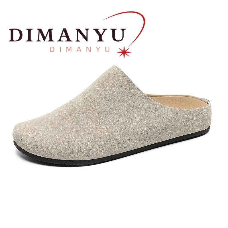 

DIMANYU Men's Mueller Genuine Leather 2026 New Thick-Soled Men's Slippers Outdoor Casual Lazy Slippers For Men