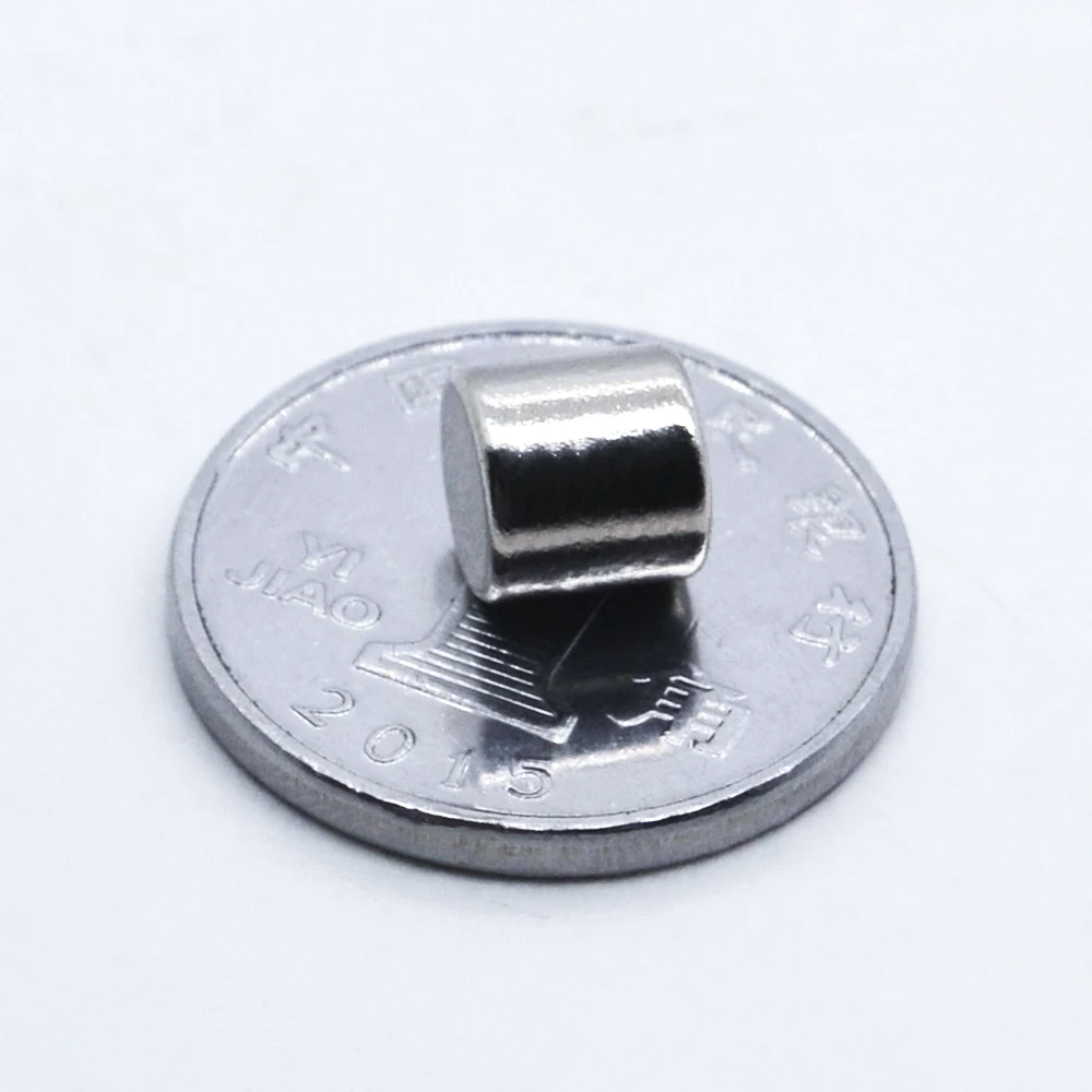 2-1000pcs magnet strong magnetic patch cylindrical 6x6 mm strong small magnet 6 * 6mm high strength magnetic steel small magnet