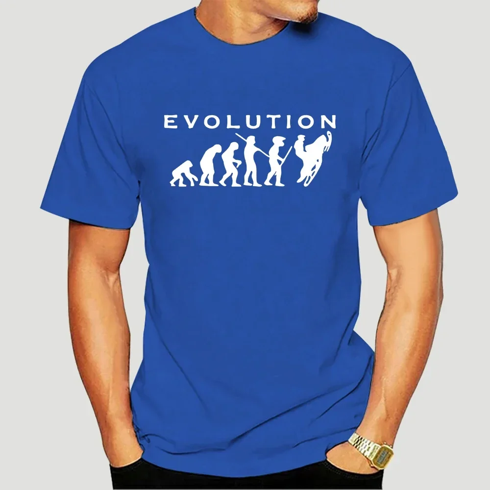 Fashion Evolution Snowmobiles print t shirt Funny t-shirt men short sve cotton tees tops 2930X