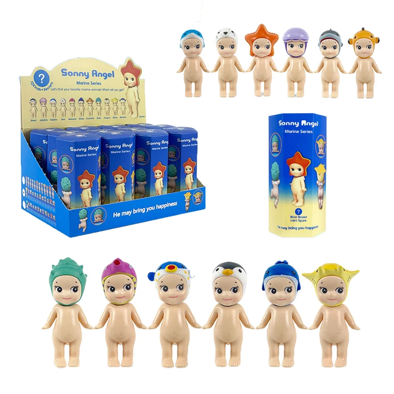 سوني أنجل صندوق أعمى سلسلة حلم الحلو الدائمة الشكل البسيطة أنيمي شخصية نموذج دمية للأطفال عيد ميلاد هدية الكريسماس