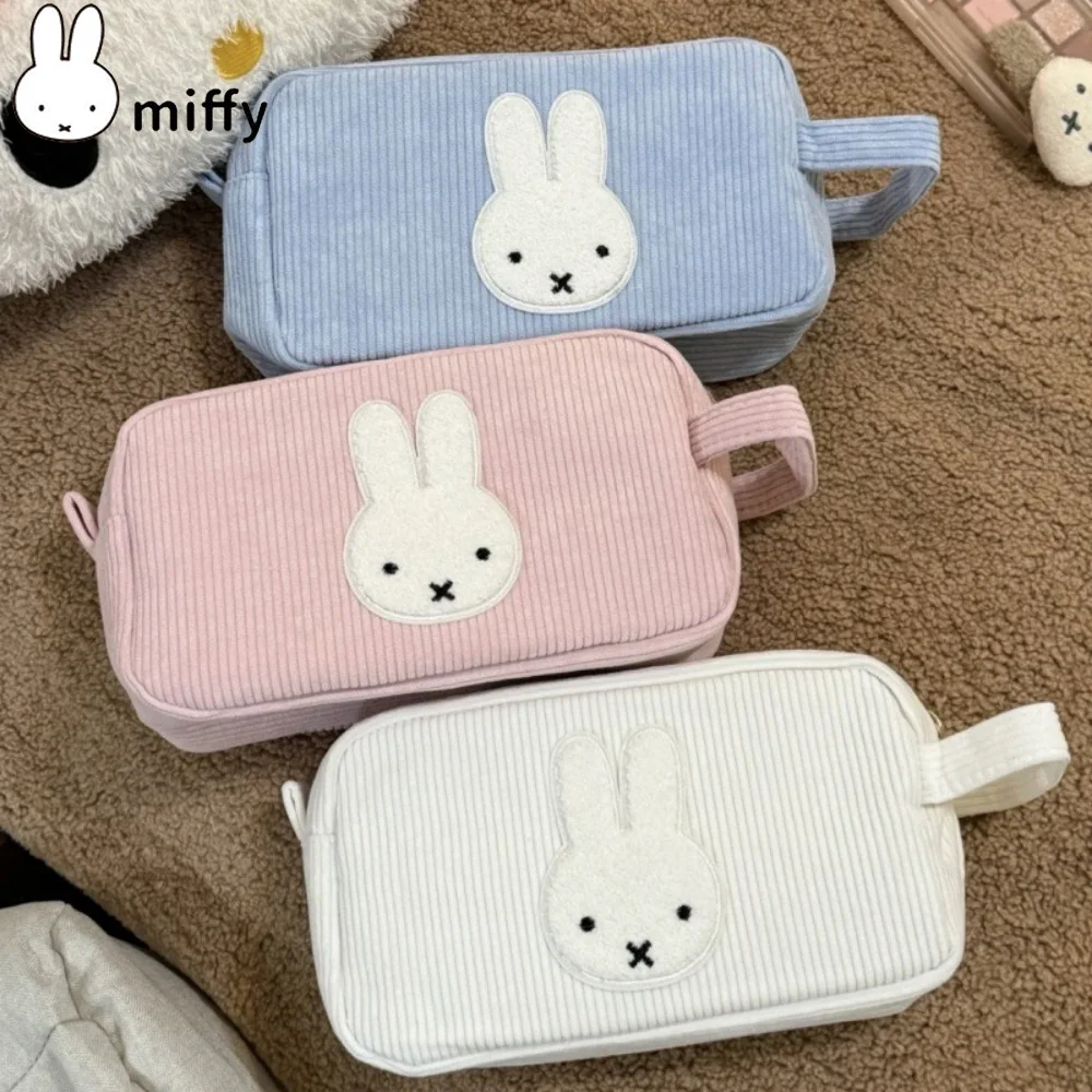 Süße Miffy Kawaii Kosmetiktasche Aufbewahrung Aufbewahrungstaschen Zero Wallet Cartoon Federmäppchen Mädchen Geburtstagsgeschenk