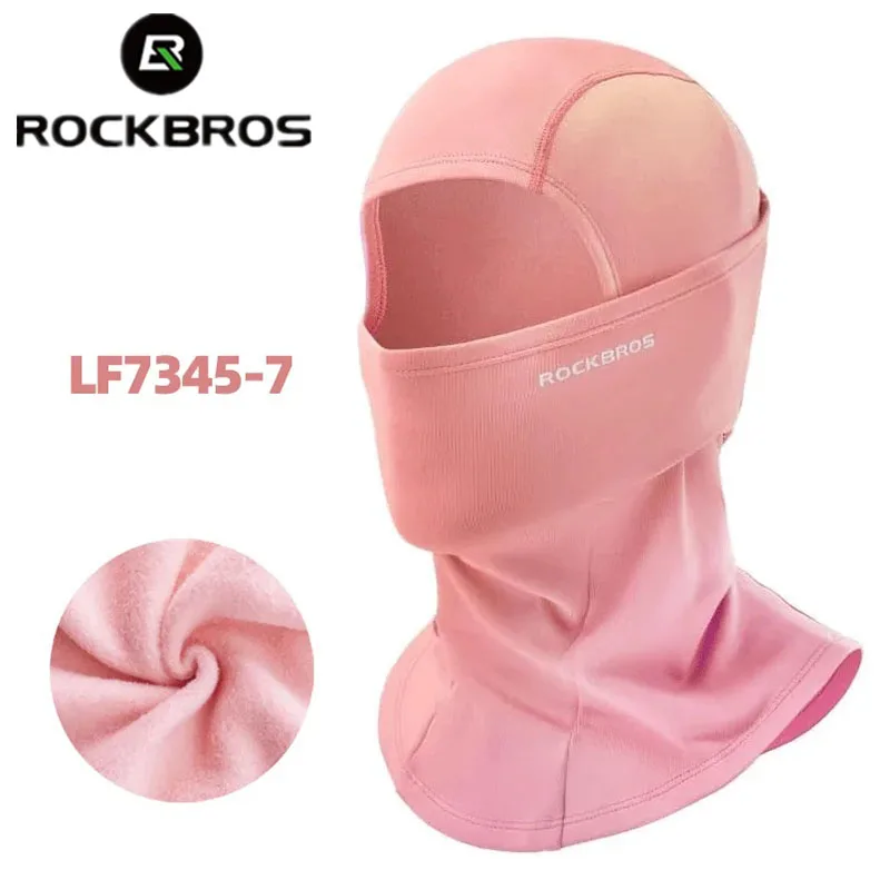 ROCKBROS maska zimowa maska narciarska kominiarka dla mężczyzn kobiety Baklava szalik na zimną pogodę termiczna wiatroszczelna maska snowboardowa na rower