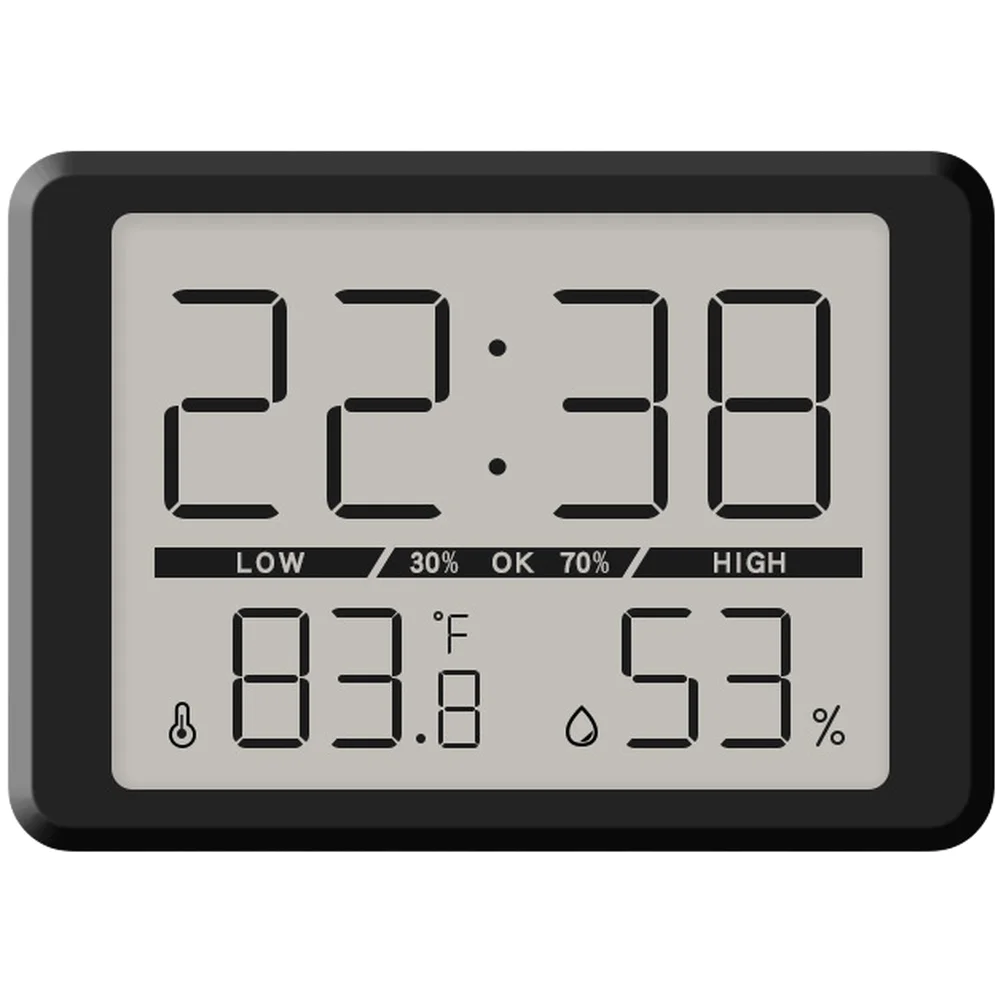 Bedside Table for Ultra Thin Clock Gentle Backlight Home Use Digital Clock Digital Clock Calendar Function Plastic Housing