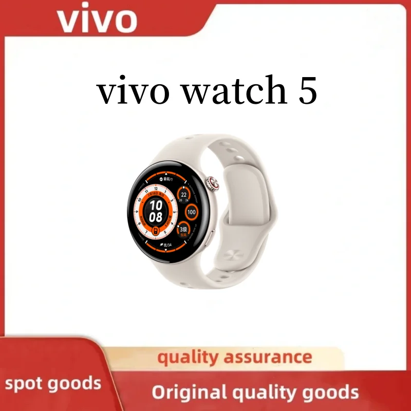 100% nouvelle montre vivo 5 montre intelligente Bluetooth multifonctionnelle longue dure sport surveillance de la sant 5ATM bleu OS 2.0 Bluetooth 5.4