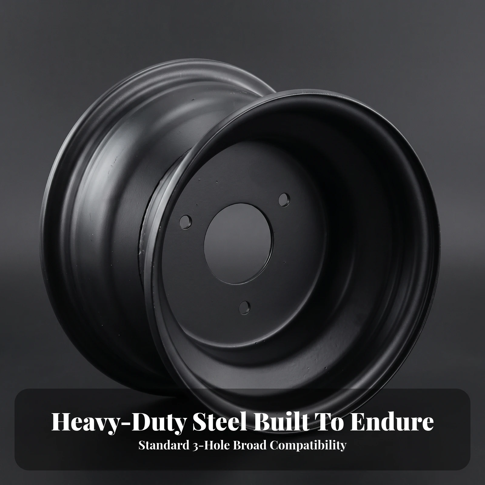 ATV Wheel Hub Sprayed Coating 3-Hole Wheel Hub Hardware High-Strength Long-Lasting for Builders