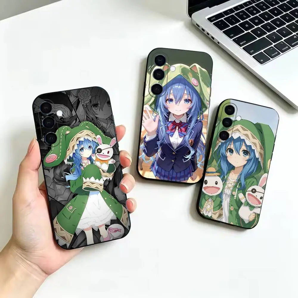 Date A Live Himekawa Yoshino Phone Case For Samsung Galaxy  A52 42 32 22 12 02S 72 73 51 41 31 21S 30S,Soft Silicone Black Cover