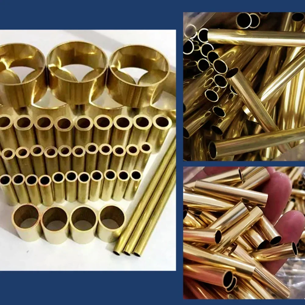 Brass pipe 1mm wall thickness 3-32mm OD brass tube 300mm 500mm length Straight tubing outer diameter modeling rod cutting DIY