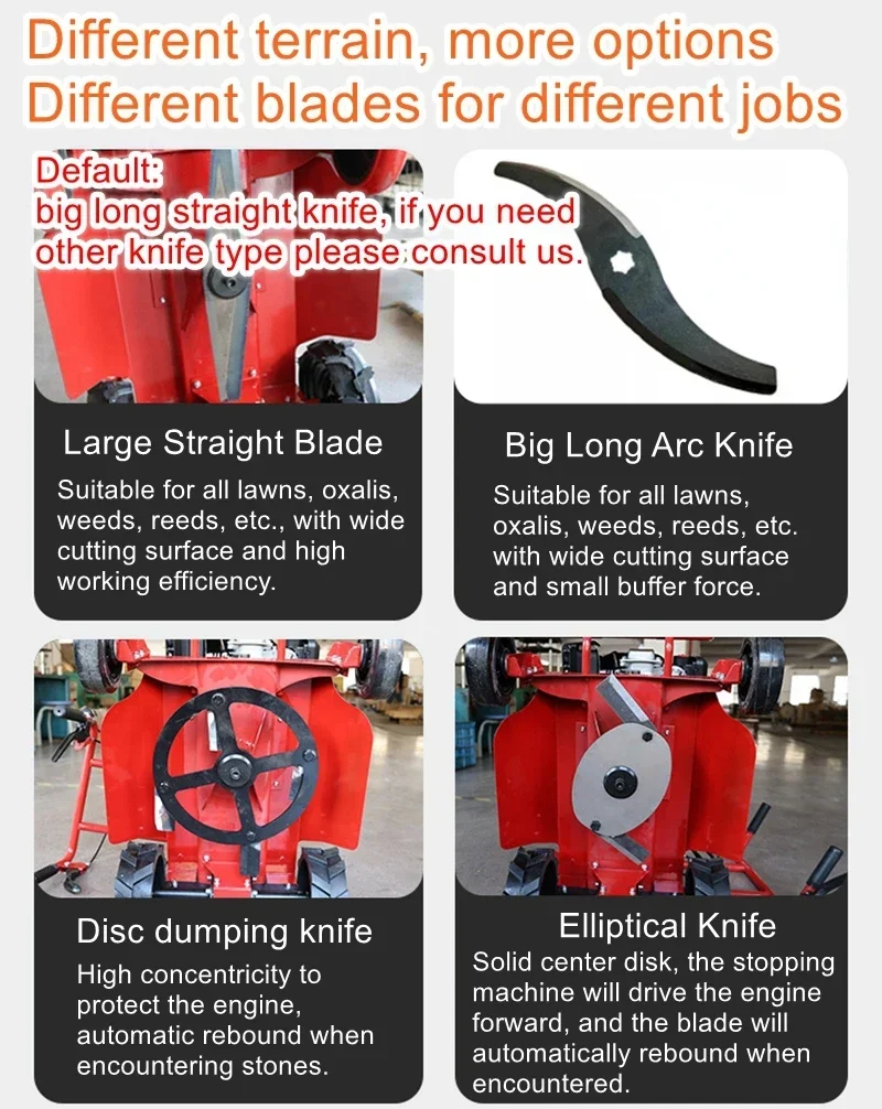 Orchard Weeder Weed Whacker Gasoline Lawn Mower Grass Shredder Weed WhackerHot Sales Cheap And Fine