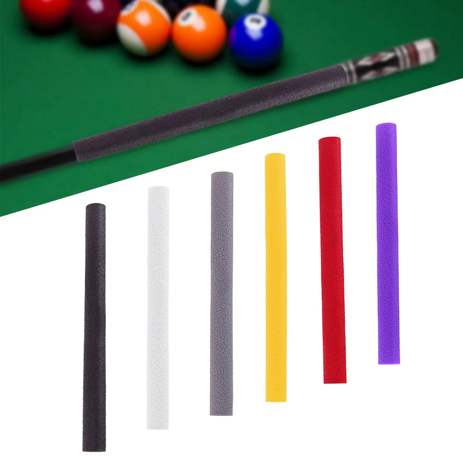 

Pool Cue Handle Grip Silicone 30 cm Length Gift American Nine Ball Cue Cover