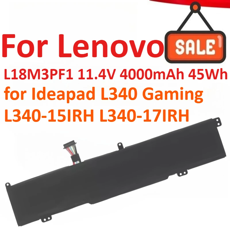 

L18M3PF1 11.4V 4000mAh 45Wh Laptop Battery For Lenovo Ideapad L340 Gaming L340-15IRH L340-17IRH Rechargeable Battery