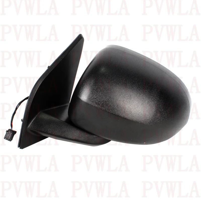 Left Side 5 Pins Satin Black Heated Power Adjust Mirror For Jeep Compass 2007 2008 2009 2010 2011 2012 2013 2014 2015 2016