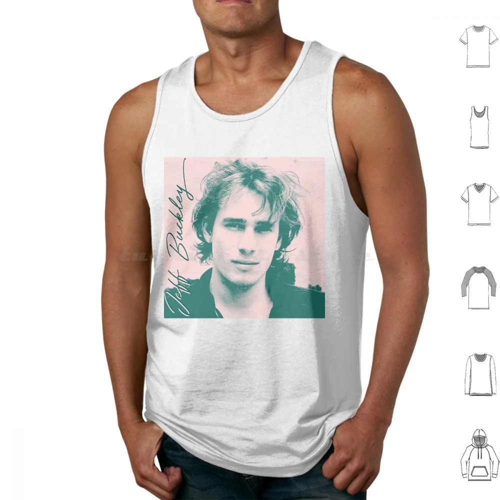 Jeff Miss Tank Tops Vest Sleeveless Aesthethic Blues Sing Song Retro Vintage Buckley
