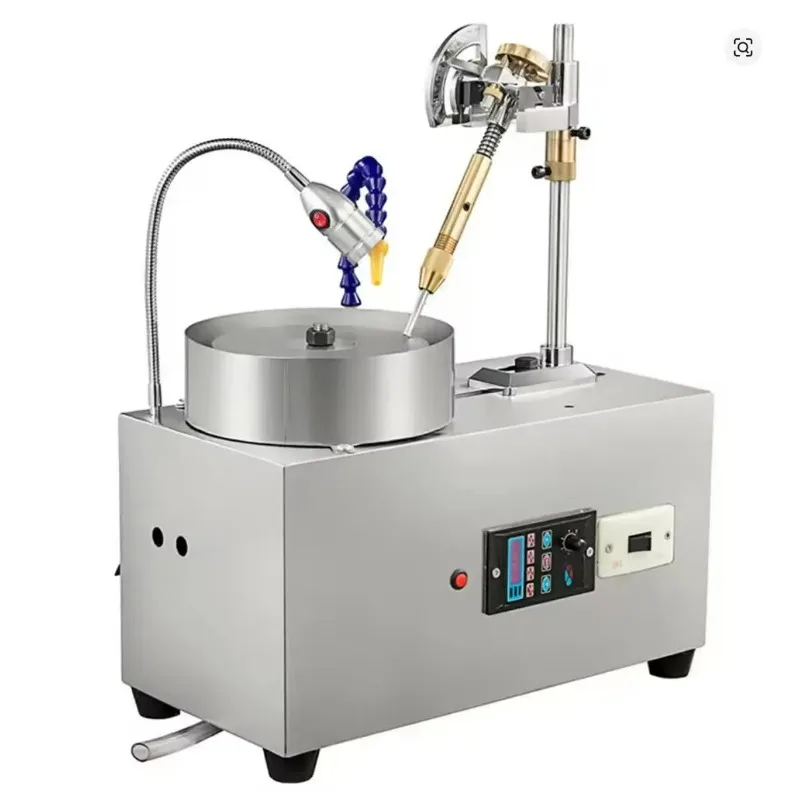 【الأكثر مبيعًا】3000 دورة في الدقيقة آلة طحن الأحجار الكريمة آلة تلميع المجوهرات الأوجه الملمع طاحونة مسطحة جواهري لابيد