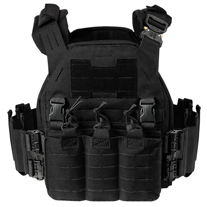 Outdoor Molle Multifunctional Tactical Vest Lightweight CS Fan Hiking Shooting Wild Bees Quick Release Safety Vest