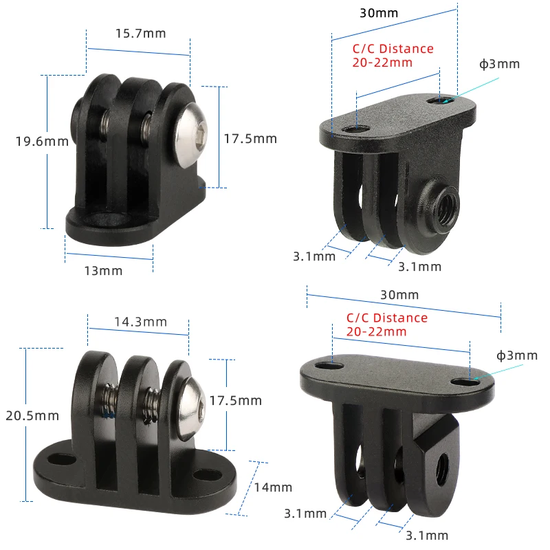 Garmin Edge Bryton 용 알루미늄 자전거 컴퓨터 마운트 어댑터 Gopro 스포... - 1