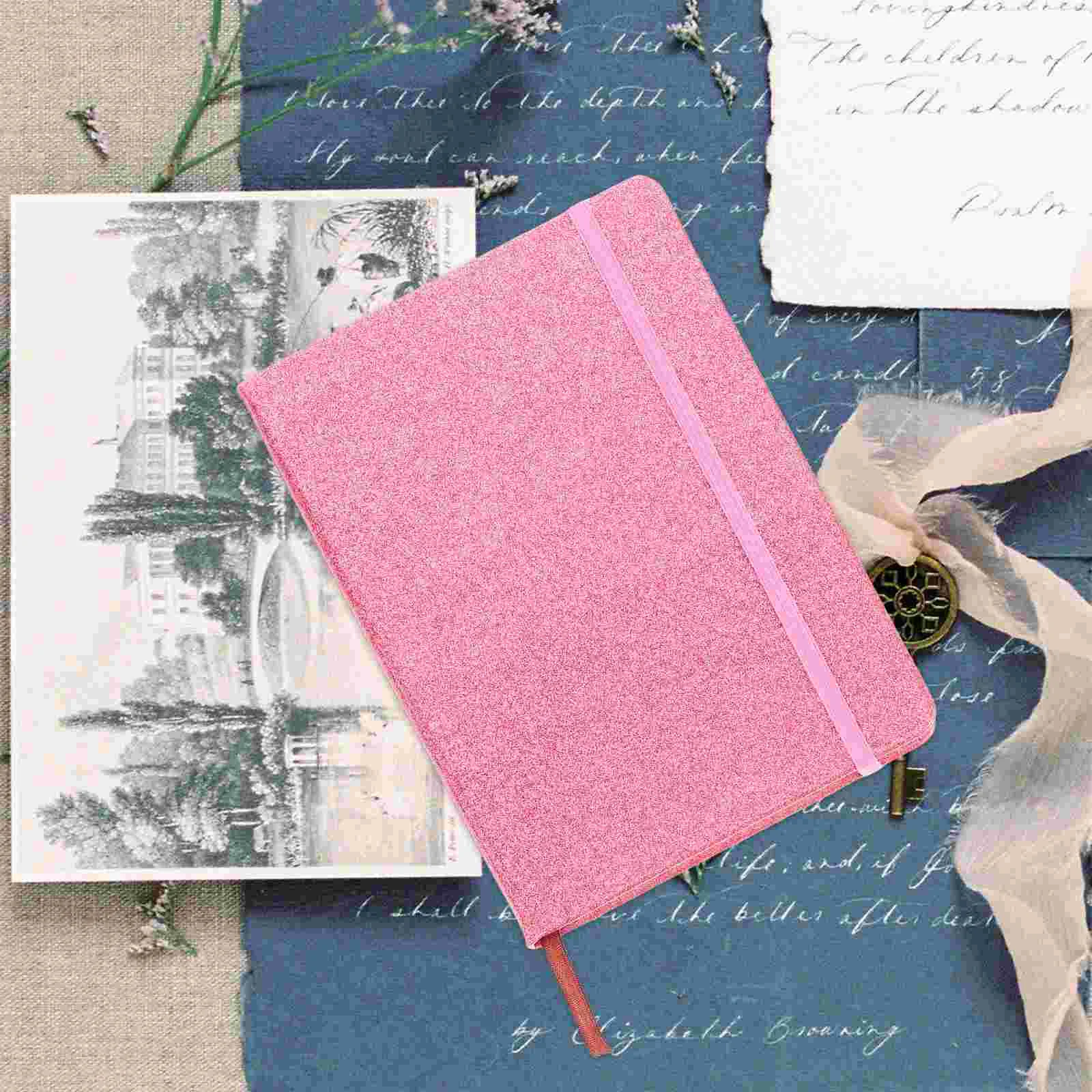 Exquisite Notebooks Hard-sided Glitter Wavy Table Skirt Business Writing Journal Professional