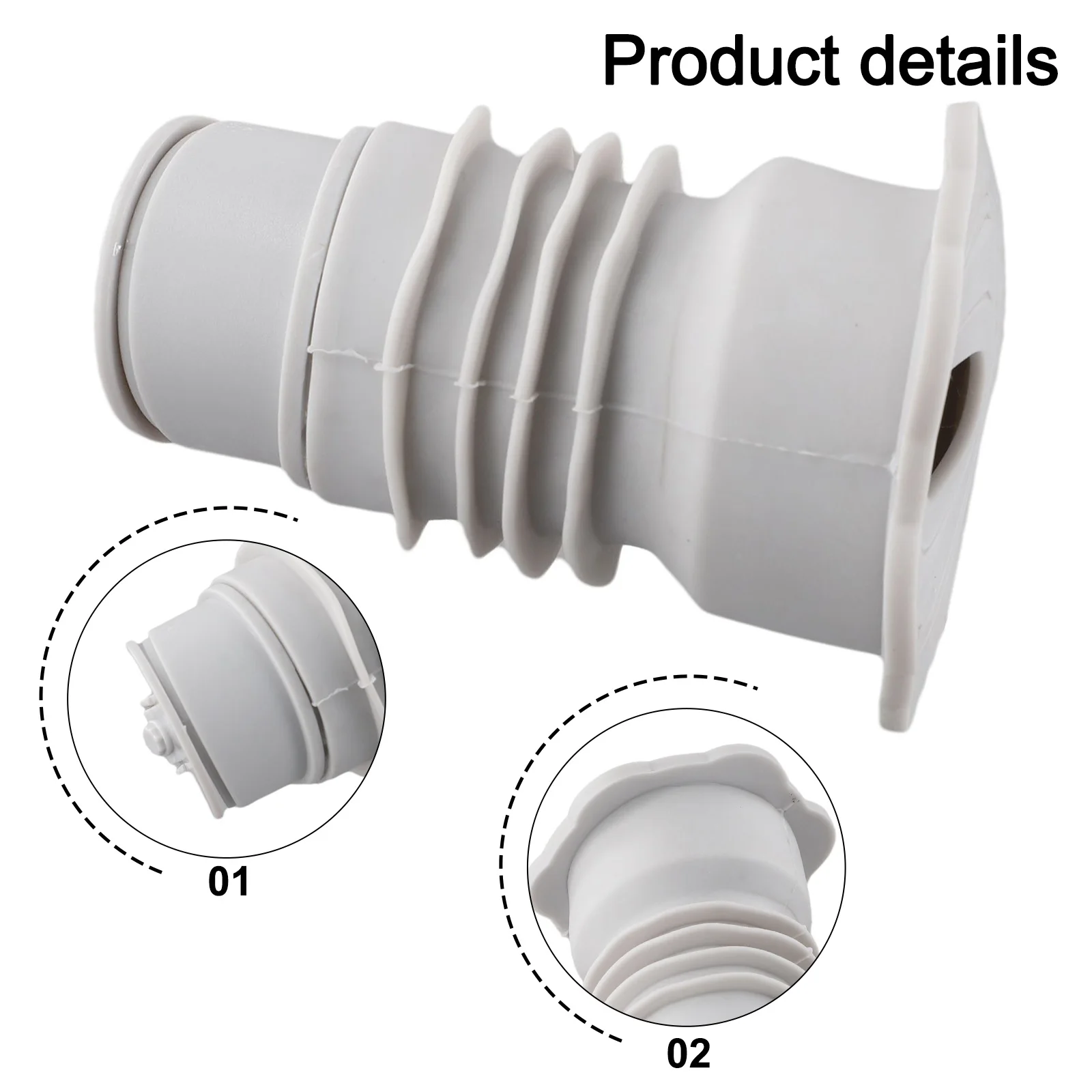 Gray Drain Seal Ring Silicone Sealing Protection Ring Cockroach Blocker Sealing Protection Efficient Drainage System