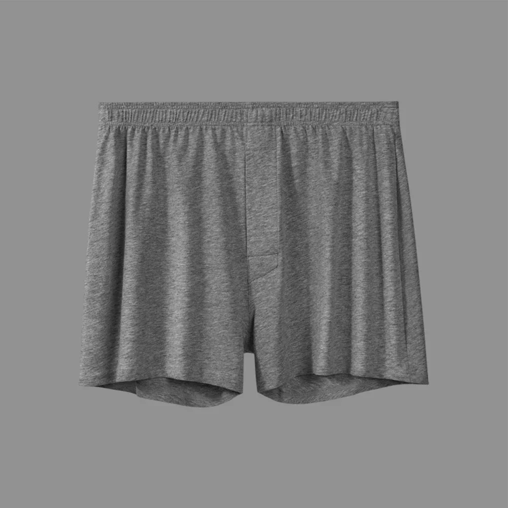 

Casual Homewear Loose Cotton Underwear Black Underpant Breathable Material Comfortable Fit Cotton Fabric Boxer