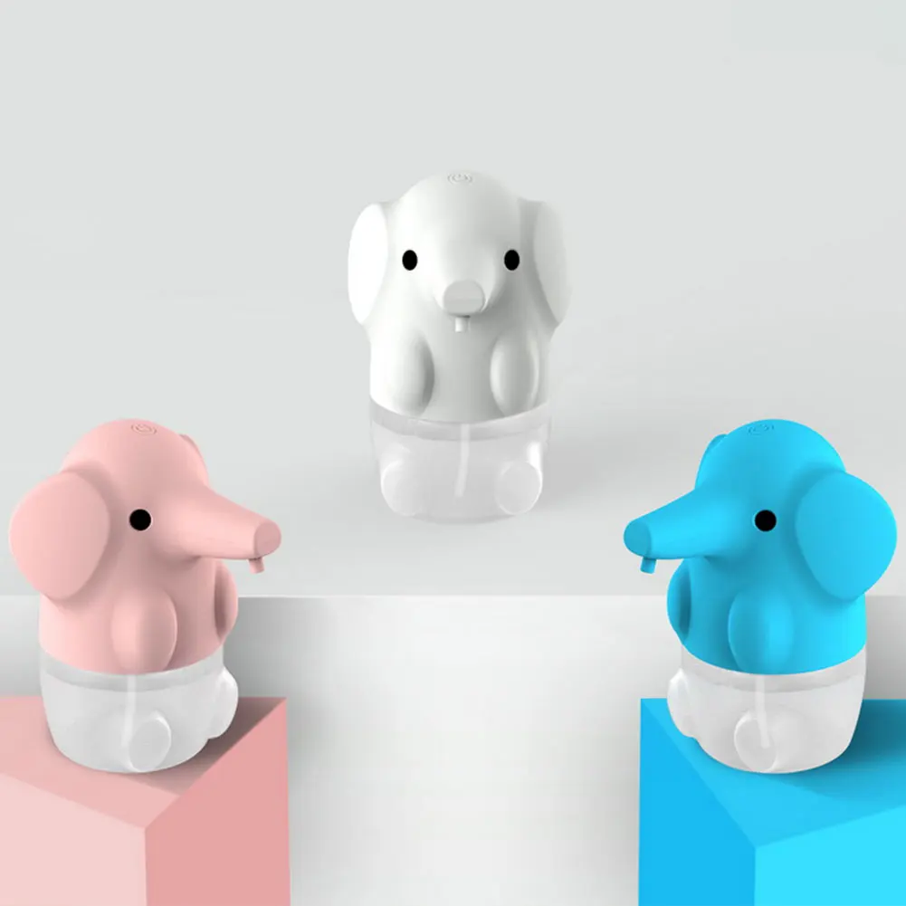 Cute Elephant Automatic Foaming Soap Dispenser Touchless Dish Soap Dispenser Hands Free Auto Soap Dispenser for Bathroom Kitchen