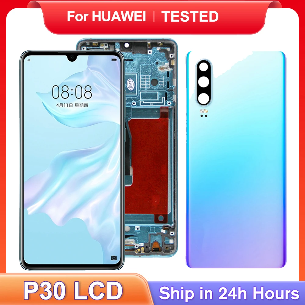 Per HUAWEI 6.1\'\'P30 Per ELE-L29 ELE-L09 AL00 TL00 ELE-L04 Display LCD Touch Screen Digitizer Assembly sostituzione