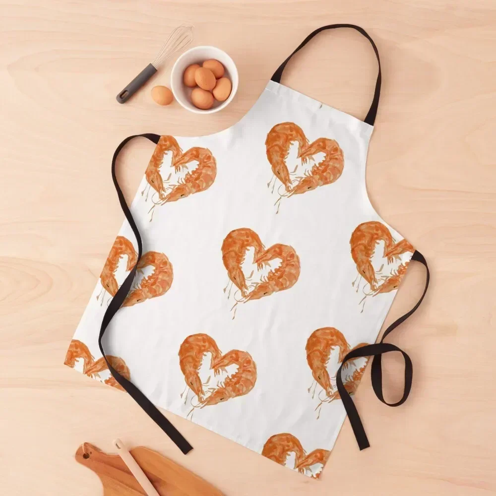 

CrustaceanLove by Lucie Boyle Apron Kitchen And Household Goods Home and kitchen products Kitchen Man with personal logo Apron